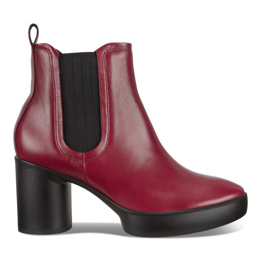 Botas Mujer - ECCO Shape Sculpted Motion 55 - Vino - EHY579126